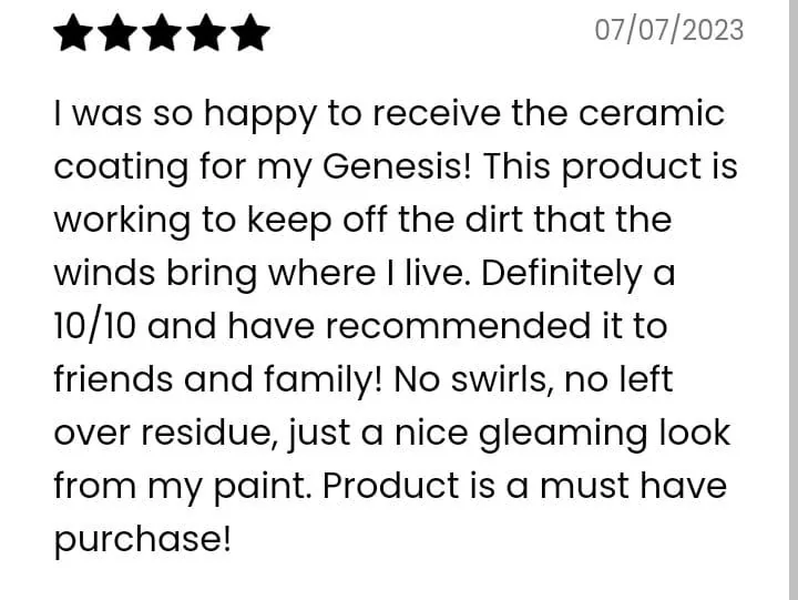 11th Gen Honda Civic SUMA Ceramic Coating Spray | Customer's Reviews WhatsApp Image 2024-03-10 at 11.08.48