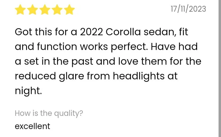 11th Gen Honda Civic Blind Spots?⚡Reduce Blind Spots & Glare⚡SUMA Mirror Customer's Reviews WhatsApp Image 2024-03-19 at 22.57.30