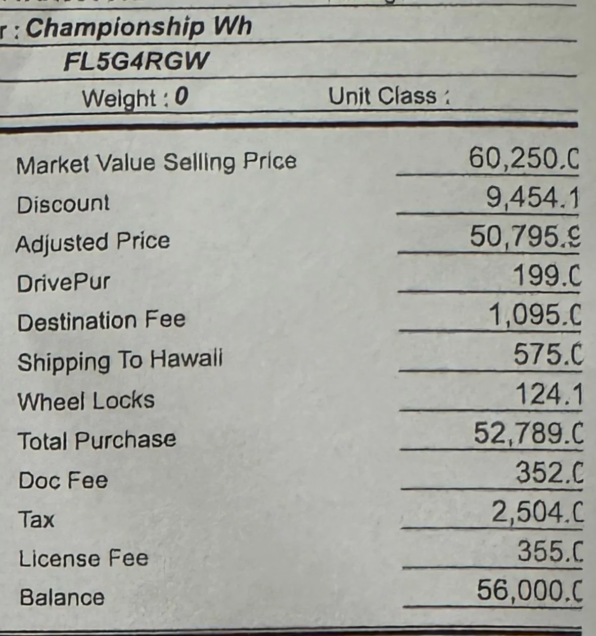 11th Gen Honda Civic Did I get robbed paying 5k$ over msrp considering I live in Hawaii ( Honolulu )? IMG_1071