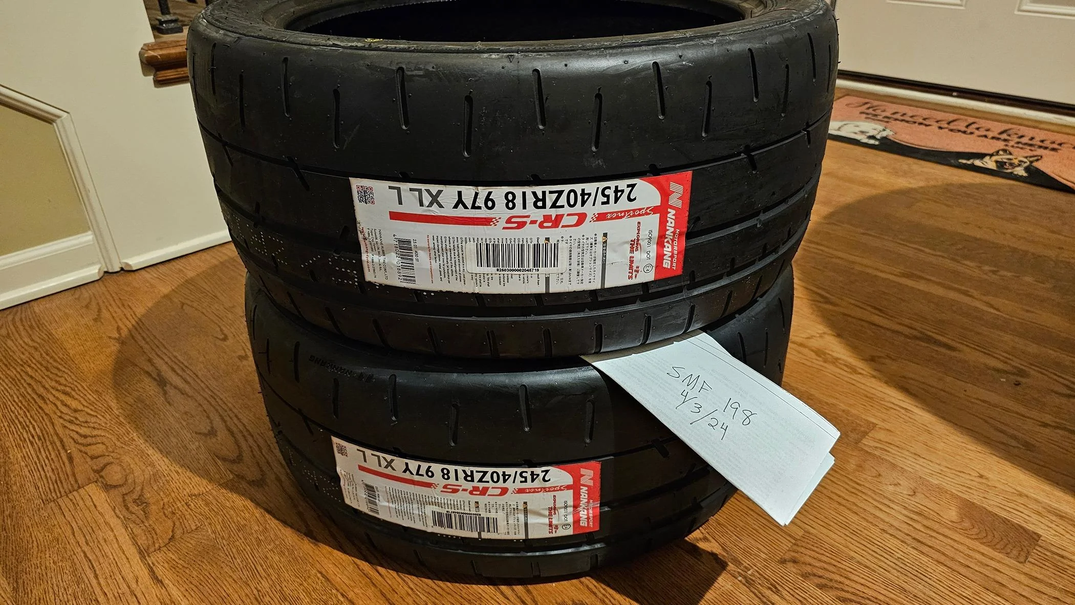 11th Gen Honda Civic Nankang CRS V2 275/35/18 and 245/40/18 17122079075994237803357907958870