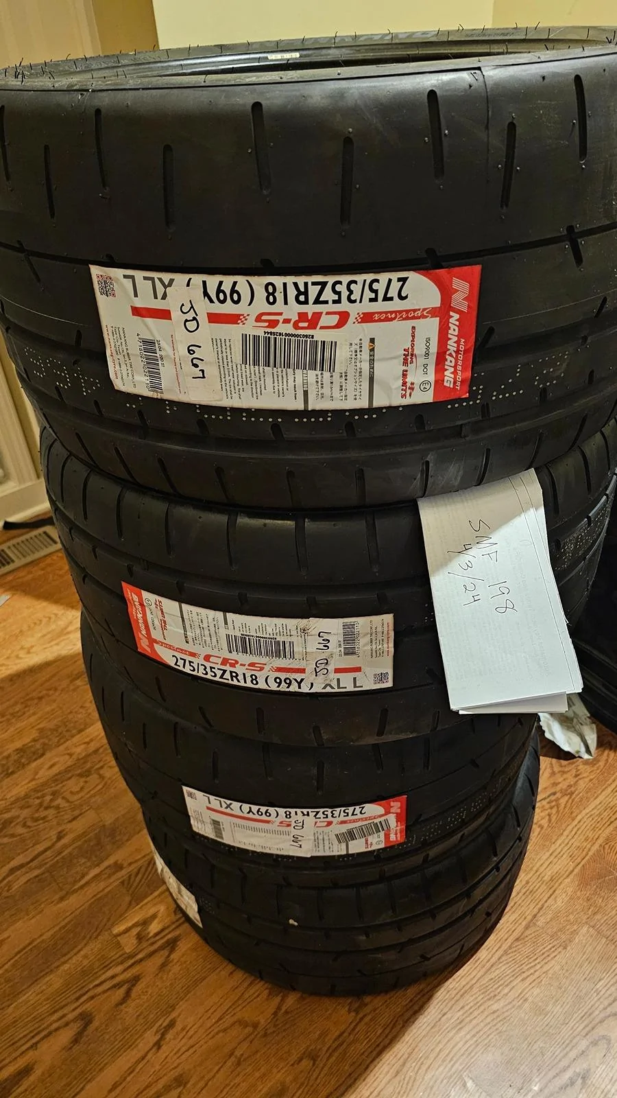 11th Gen Honda Civic Nankang CRS V2 275/35/18 and 245/40/18 17122079967193463178125817293078