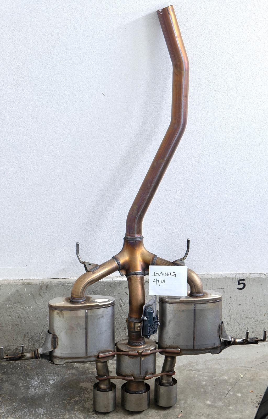11th Gen Honda Civic FL5 OEM Exhaust + Front Pipe - SOLD P1012863