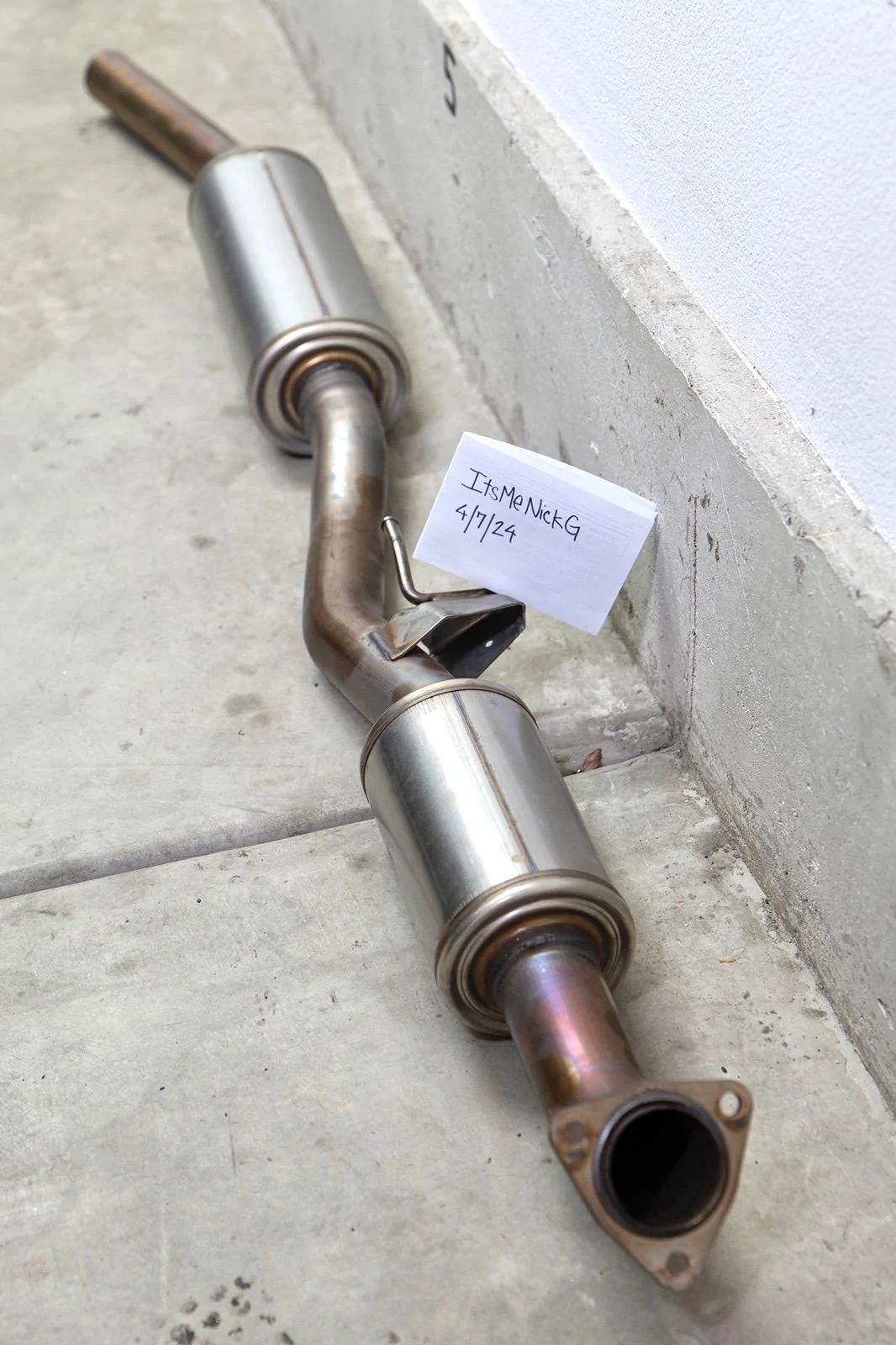 11th Gen Honda Civic FL5 OEM Exhaust + Front Pipe - SOLD P1012860