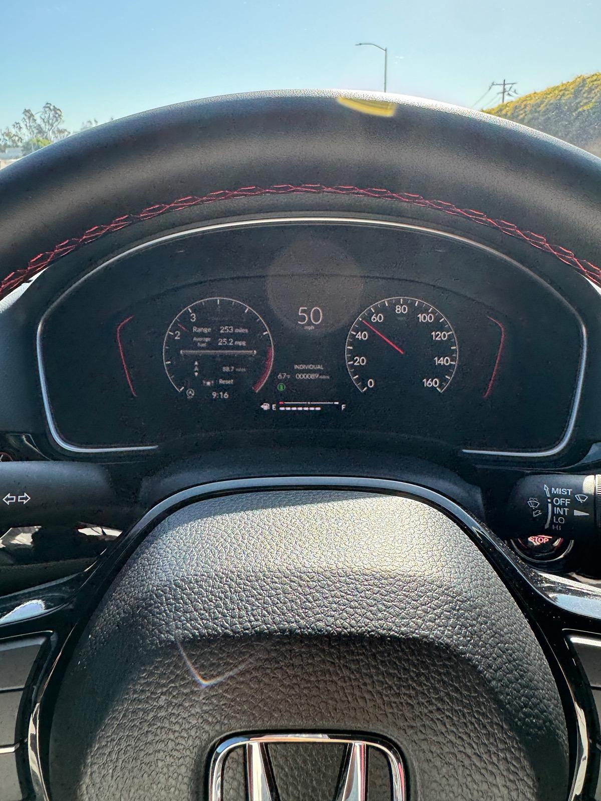 11th Gen Honda Civic Brand new vehicle: steering is off-center IMG_2587