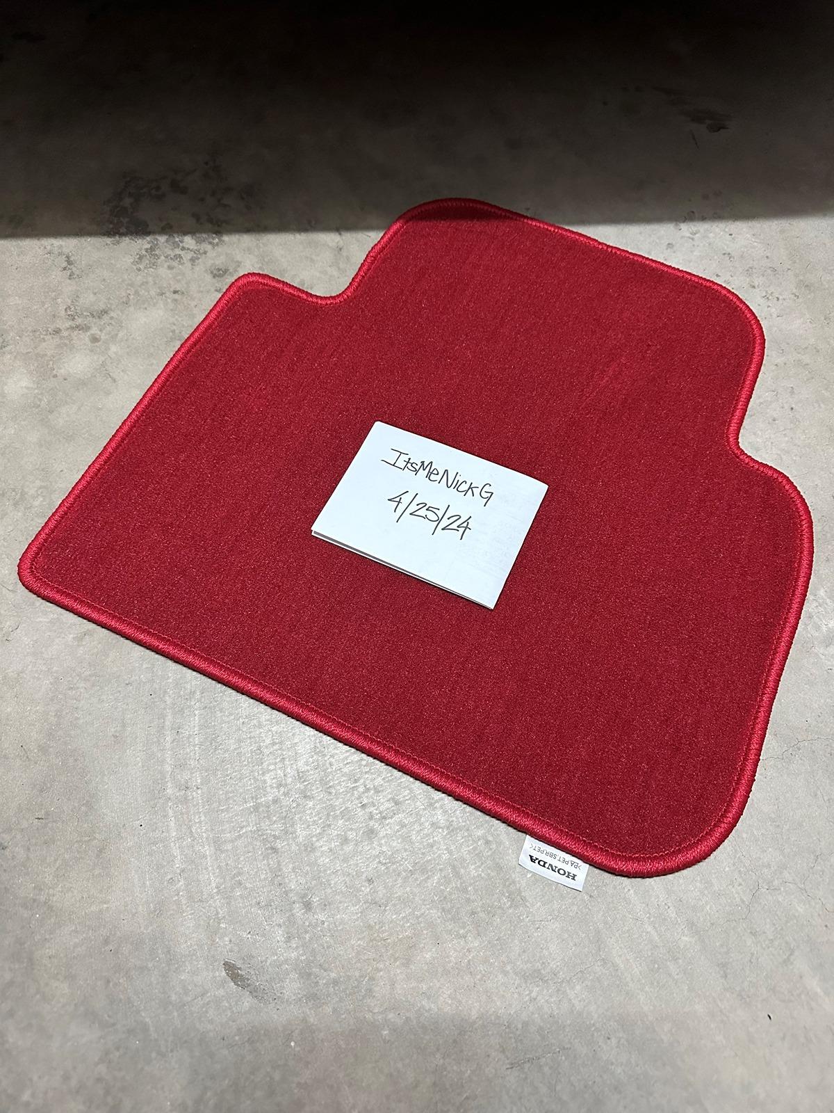 11th Gen Honda Civic FL5 OEM Parts (Floormats, Springs, Rear Spoiler) 1