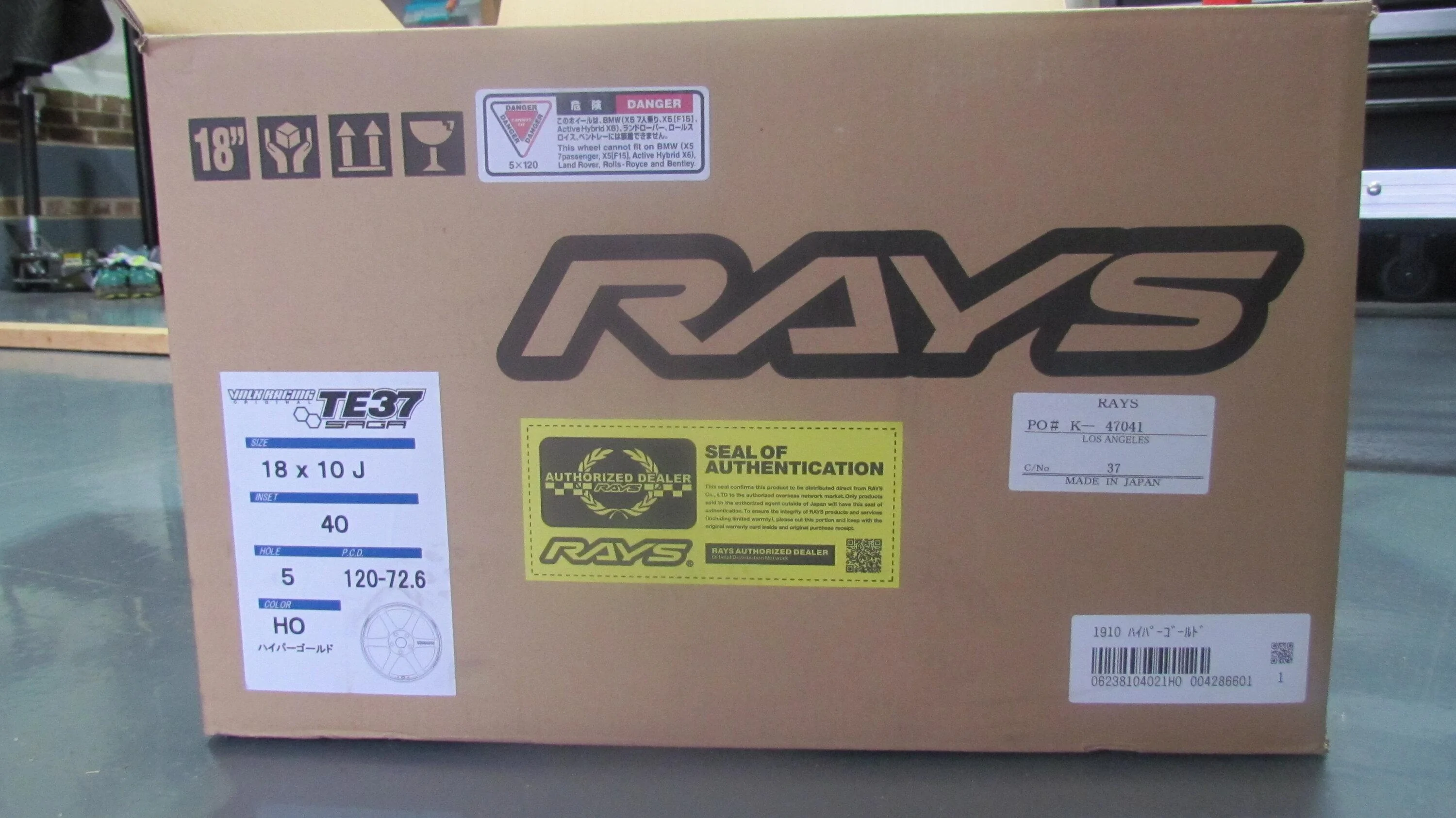 11th Gen Honda Civic SOLD: BNIB TE37 Saga 18x10 +40 (Face 4) 5x120  Hyper Gold ?hash=c9914461afff2ce3dbcbef8a3af59886