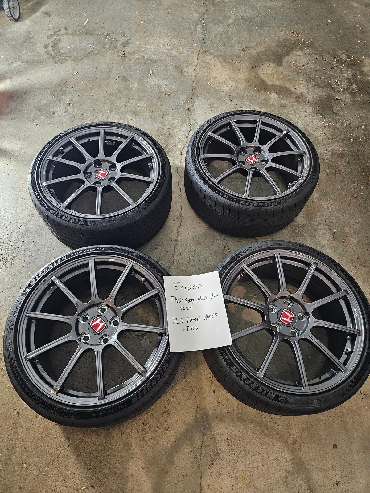 11th Gen Honda Civic FS: OEM+ Forged Wheels and PS4S Tires 20240509_195824
