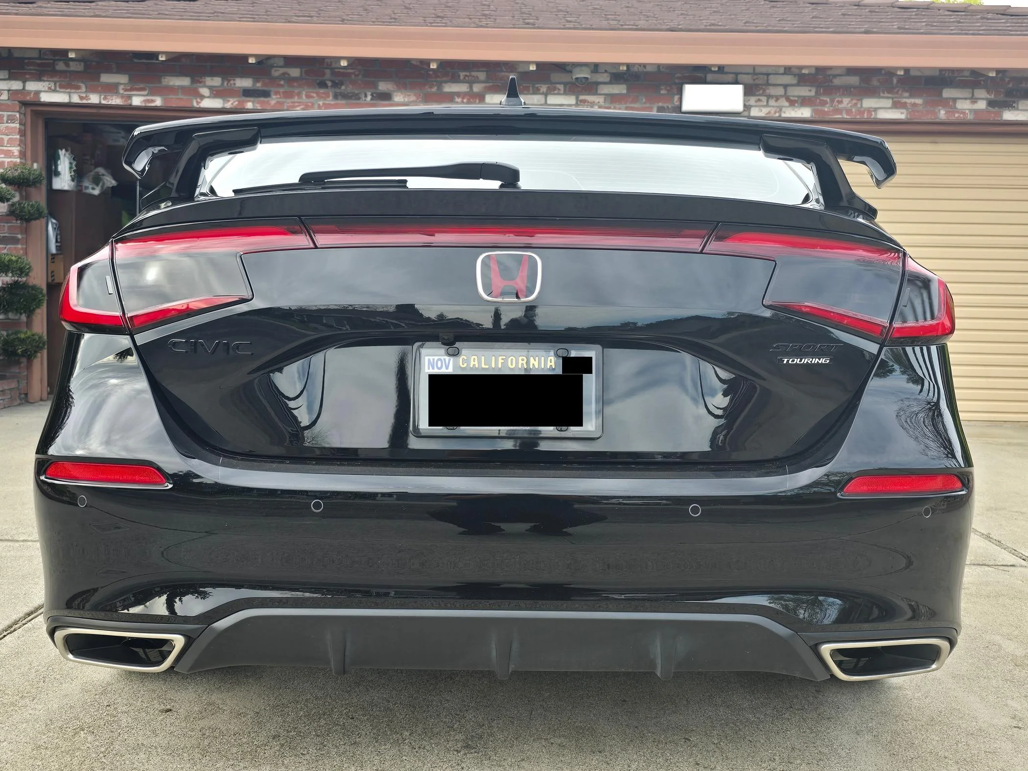 11th Gen Honda Civic Any pictures of 11th gen Civic hatchback with blacked out tail lights? 20240403_172323