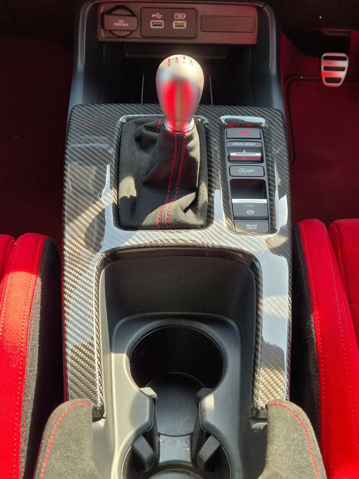 11th Gen Honda Civic Transforming my interior with some Carbon Fiber 😋 from CarbonMyRide 20240511_150252