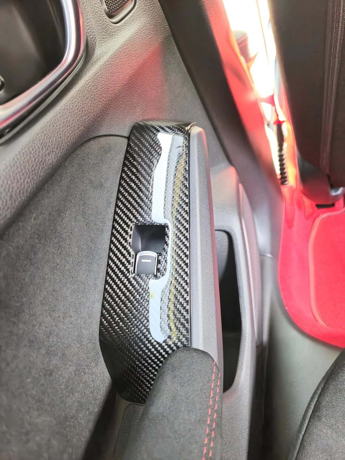 11th Gen Honda Civic Transforming my interior with some Carbon Fiber 😋 from CarbonMyRide 20240511_152554