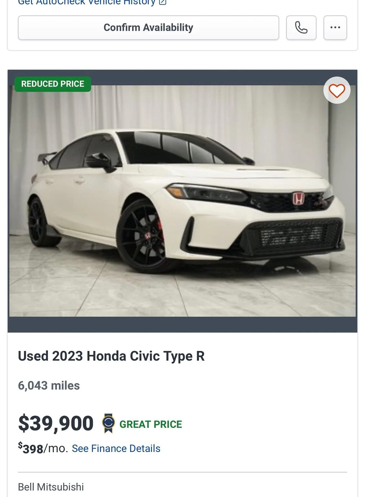 11th Gen Honda Civic 2023 Civic Type R Waitlist / Deposit / Reservations List - Check in here! IMG_7691