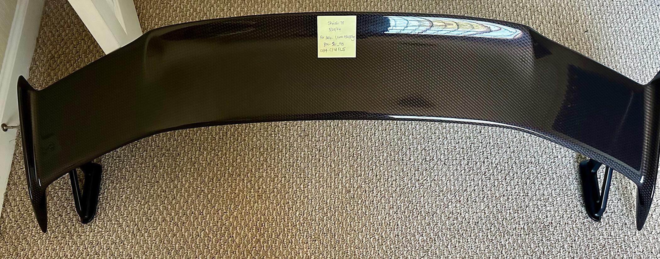 11th Gen Honda Civic OEM FL5 CARBON FIBER WING  FOR SALE IMG_3153