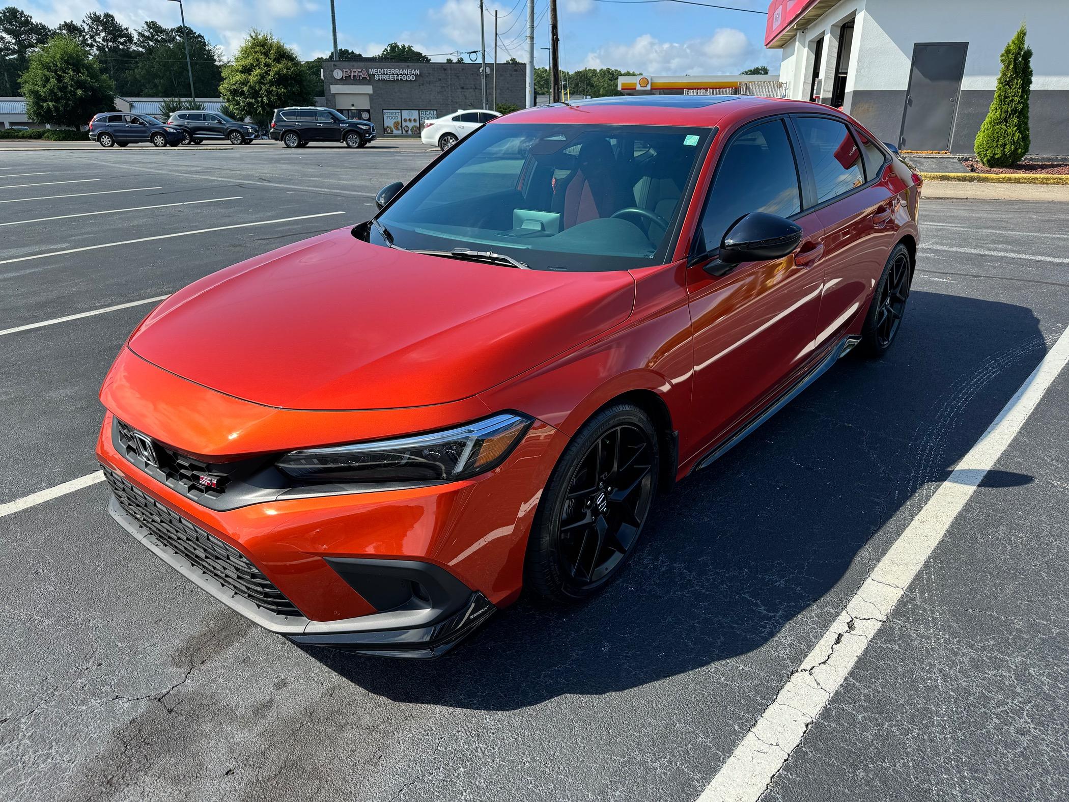 11th Gen Honda Civic $28k - Blazing Orange 2022 Civic Si - 20,500 miles - HPD package and summer tires IMG_6371