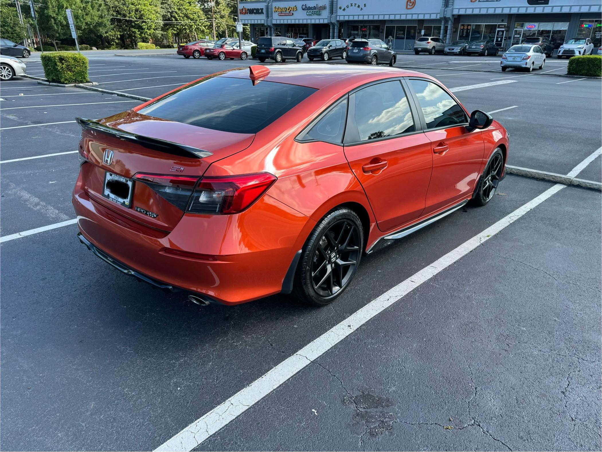 11th Gen Honda Civic $28k - Blazing Orange 2022 Civic Si - 20,500 miles - HPD package and summer tires IMG_6375