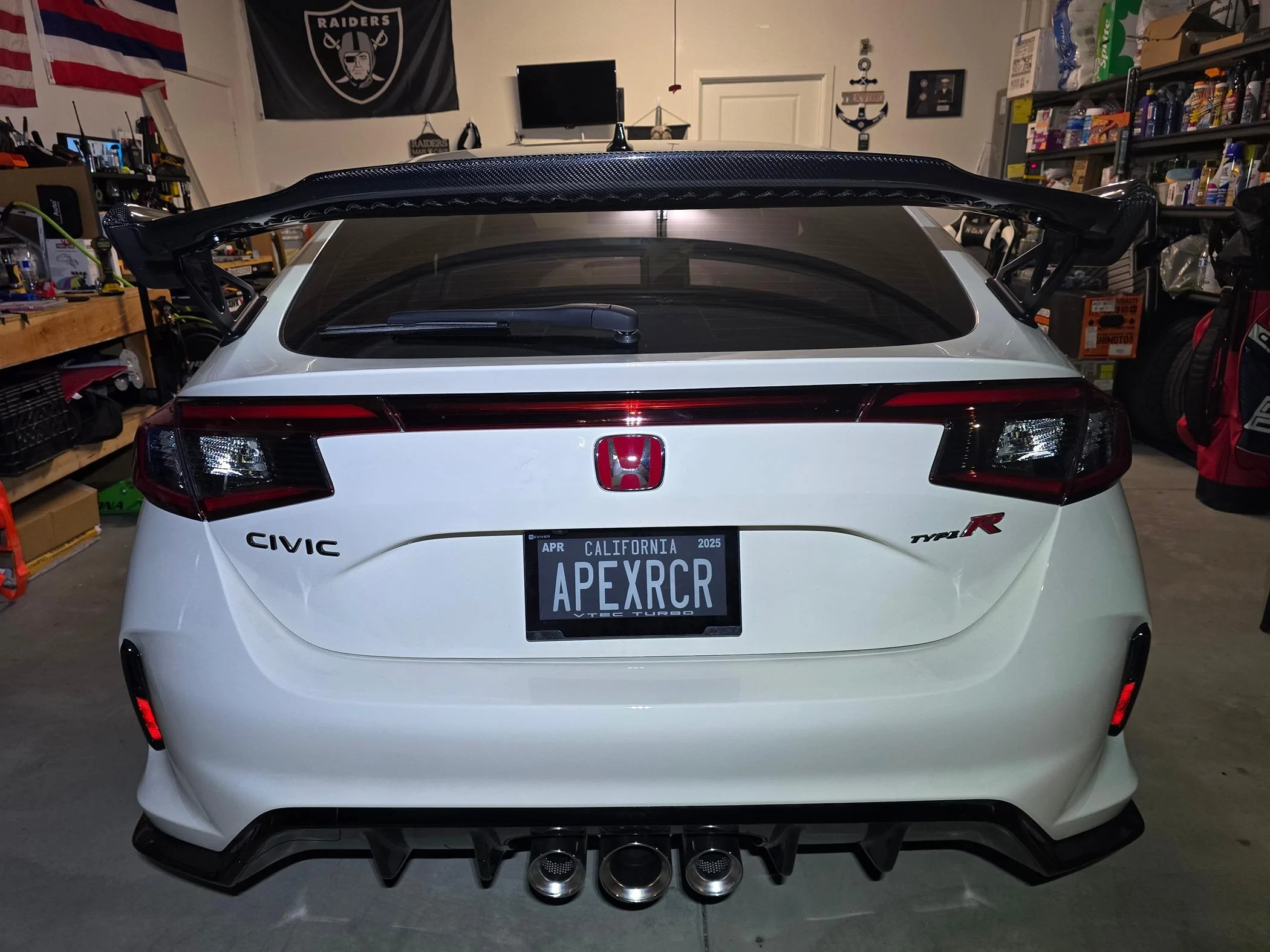 11th Gen Honda Civic FL5 Vanity Plate Hall of Fame 20240526_205044