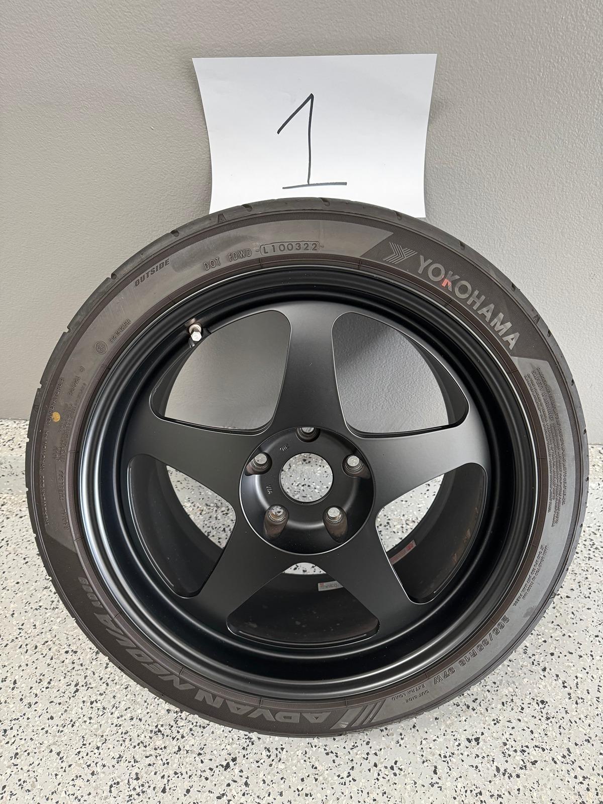 California - FS: Regamaster 18x10 +50 Satin Black w/ Advan Neova