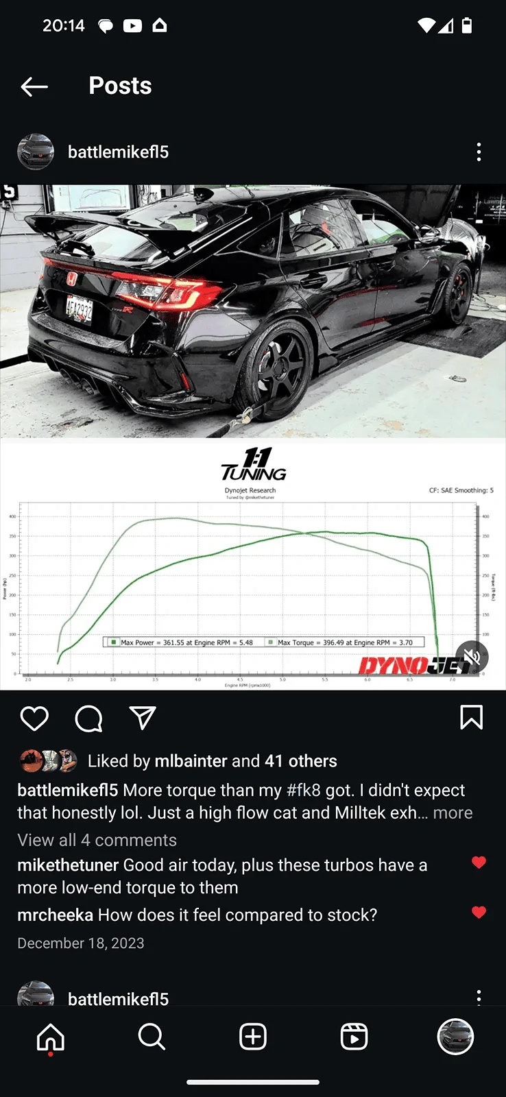 11th Gen Honda Civic Gruppe M Intake finally installed on my FL5 Screenshot_20240624-201449