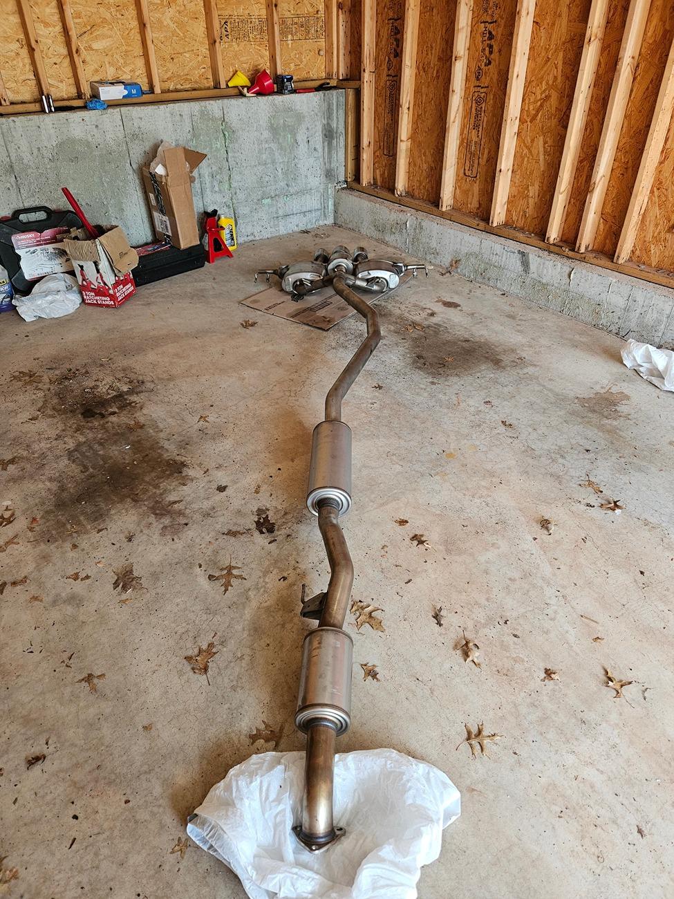 11th Gen Honda Civic Stock 2023 FL5 Exhaust System with Front Pipe 20240511_112759