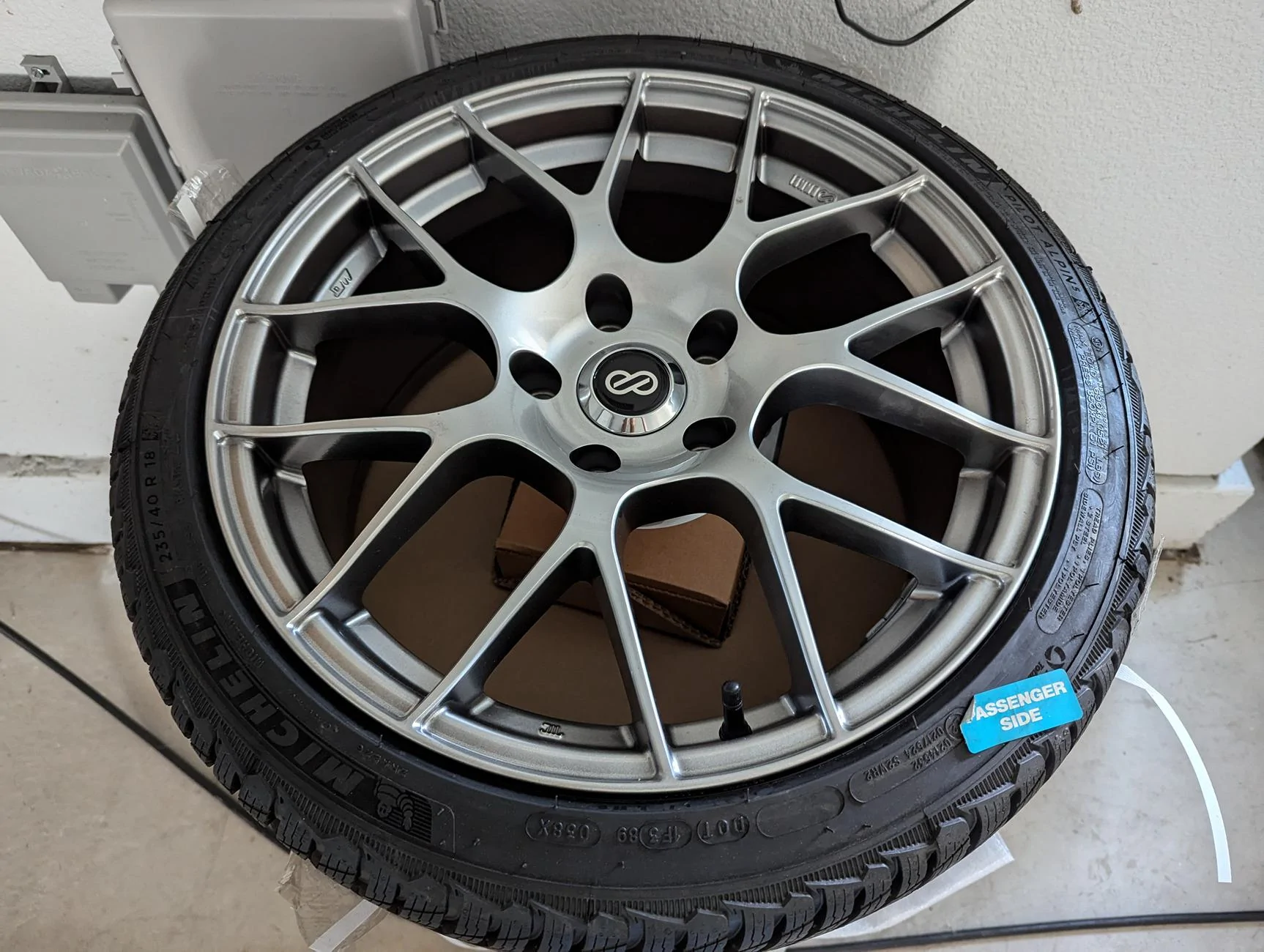 11th Gen Honda Civic Reno/NorCal Brand New Never Mounted Snow Tire and Wheel Package, Alpin 5 and Enkei Raijin PXL_20240717_221456470