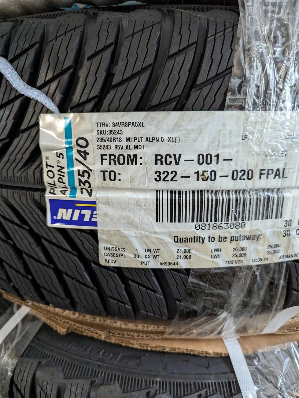 11th Gen Honda Civic Reno/NorCal Brand New Never Mounted Snow Tire and Wheel Package, Alpin 5 and Enkei Raijin PXL_20240717_221433674