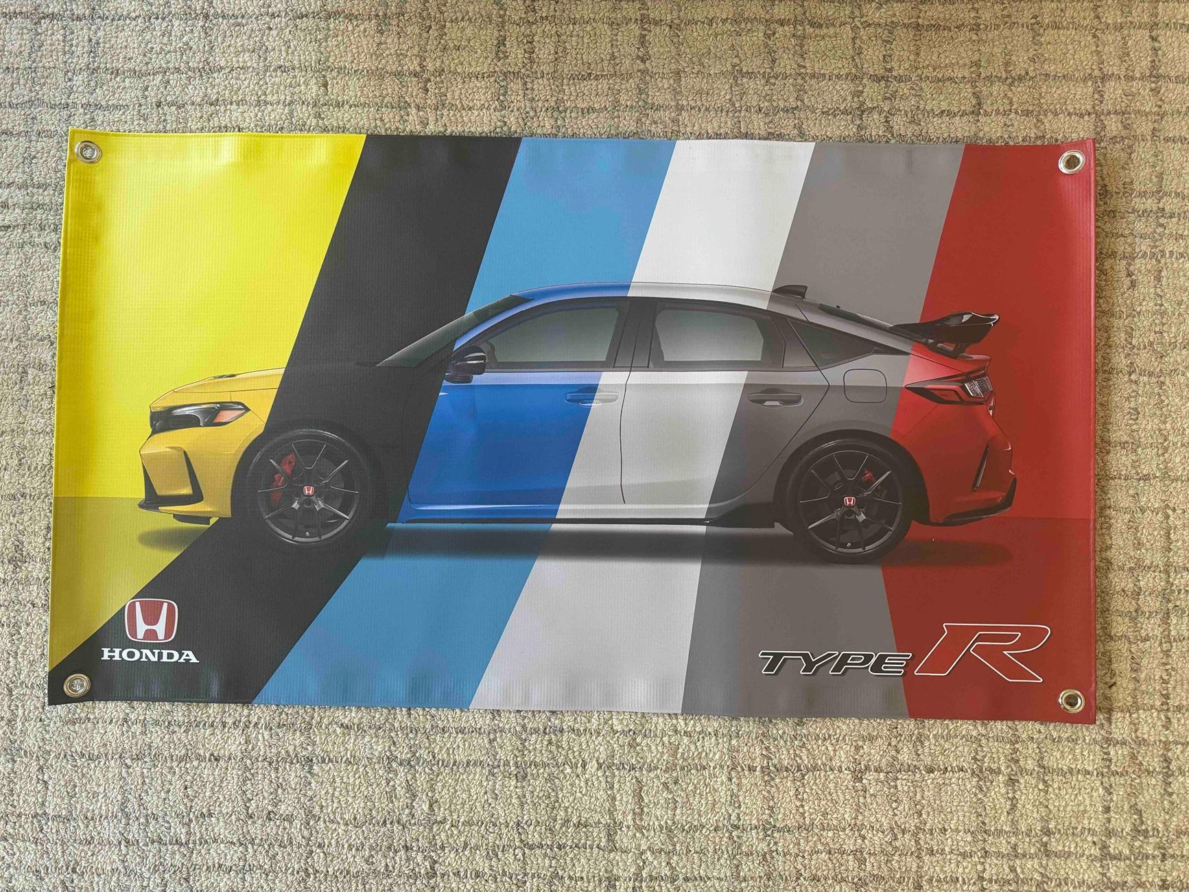 11th Gen Honda Civic What did you do to your FL5 today? Striped Banner