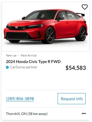 11th Gen Honda Civic Canadian dealer asked what colour Type R I want 1722350294281-6