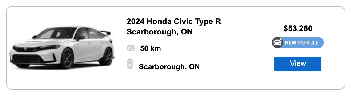 11th Gen Honda Civic Canadian dealer asked what colour Type R I want Screenshot 2024-07-31 at 12.18.59 PM