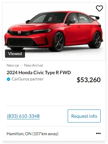 11th Gen Honda Civic Canadian dealer asked what colour Type R I want 1722512180994-kz