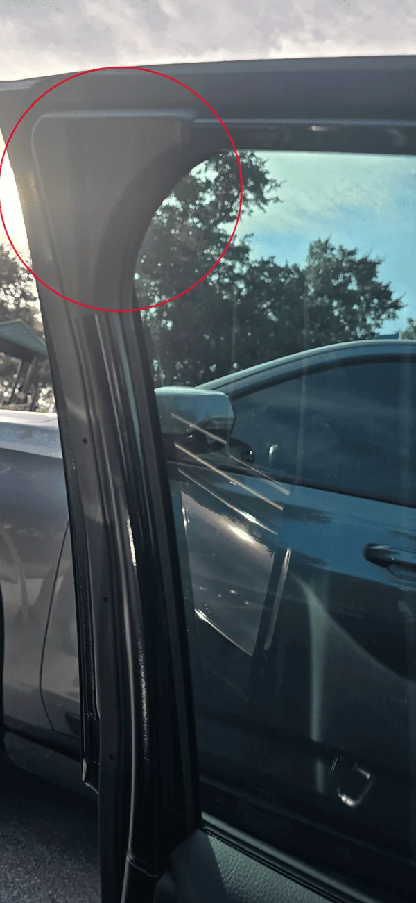 11th Gen Honda Civic Interior plastic trim on door window... what is this? 20240817_180747