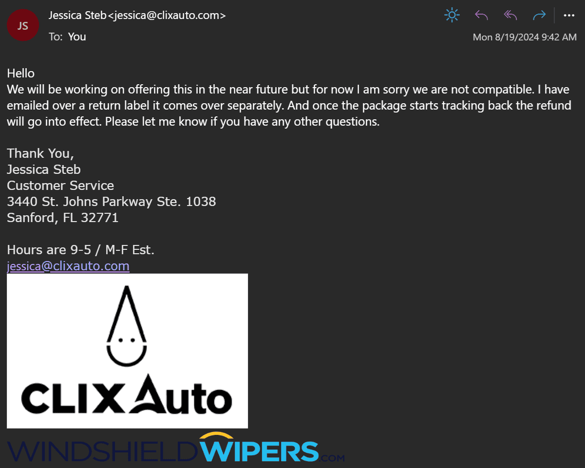 11th Gen Honda Civic Clix Auto Wiperblades... not compatible with 2024 FL5? 1724080253349-6b
