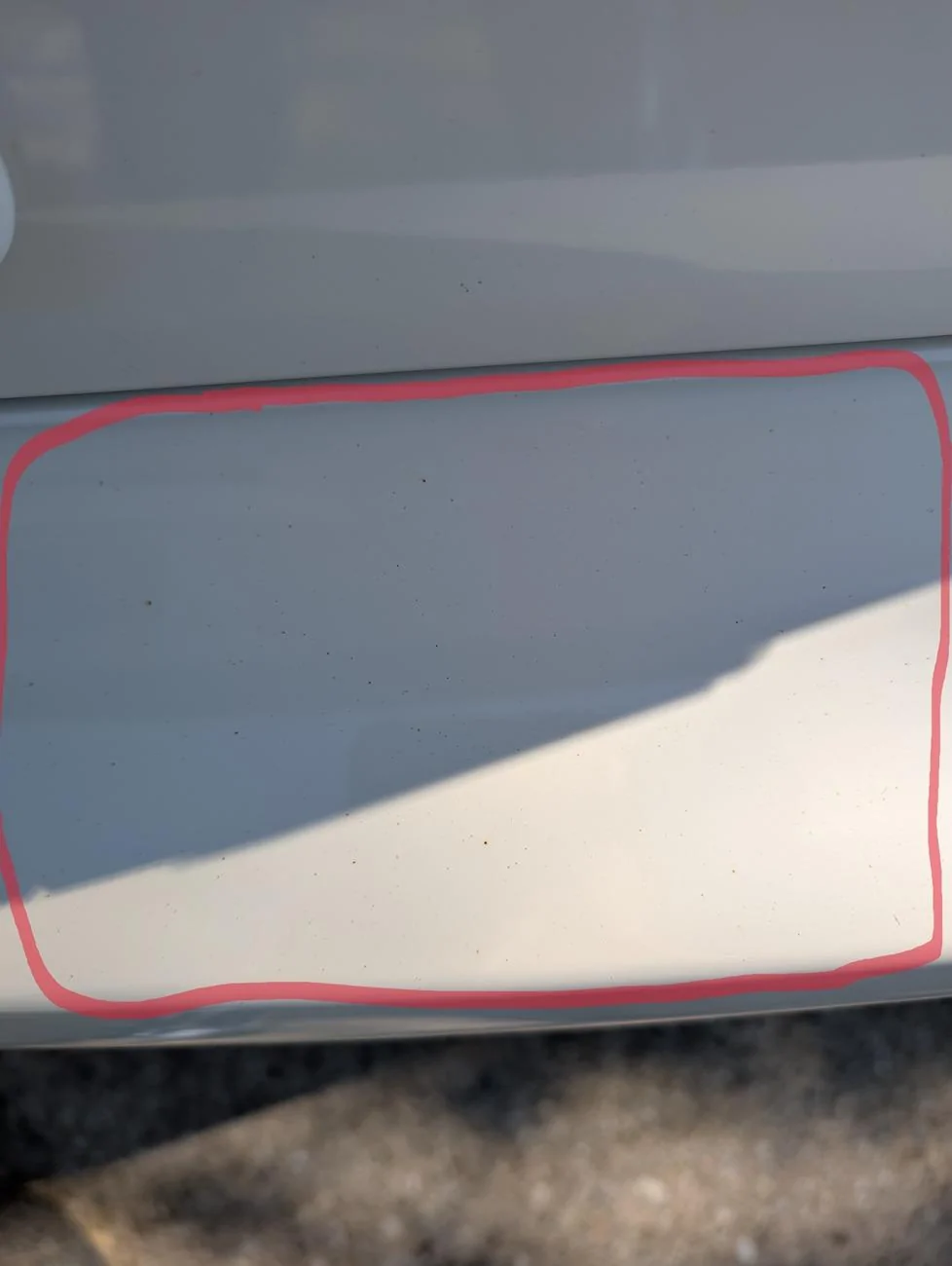 11th Gen Honda Civic New 24 CTR Factory Paint Defect? REAR BUMPER PAINT ISSUE PIC 5