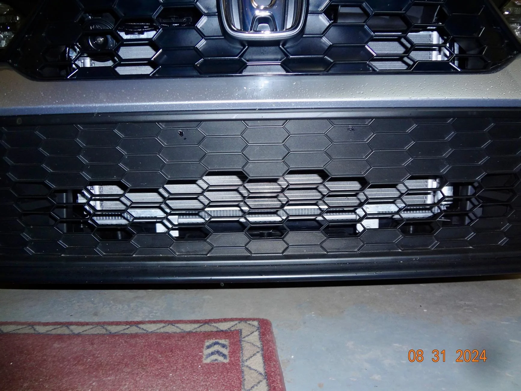 11th Gen Honda Civic Front screen modification ; to protect the condenser Avant