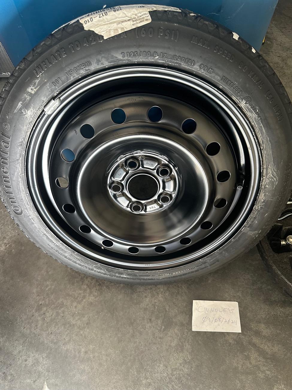 11th Gen Honda Civic FS: Brand New/Never Used OEM Honda Civic SI Spare Tire Kit - Complete with Tire Mounted IMG_3131