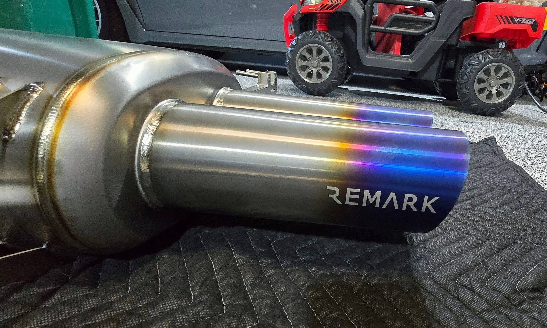 11th Gen Honda Civic SOLD -FL5 - Like New - REMARK Sports Touring Titanium Cat-Back Exhaust with Stainless Steel Front-Pipe 20241010_132053