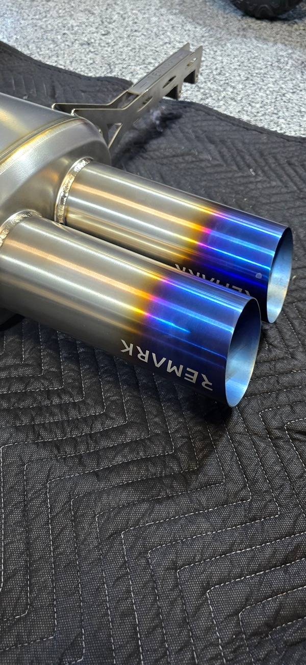 11th Gen Honda Civic SOLD -FL5 - Like New - REMARK Sports Touring Titanium Cat-Back Exhaust with Stainless Steel Front-Pipe 20241010_131959