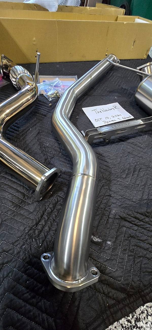 11th Gen Honda Civic SOLD -FL5 - Like New - REMARK Sports Touring Titanium Cat-Back Exhaust with Stainless Steel Front-Pipe 20241010_132005