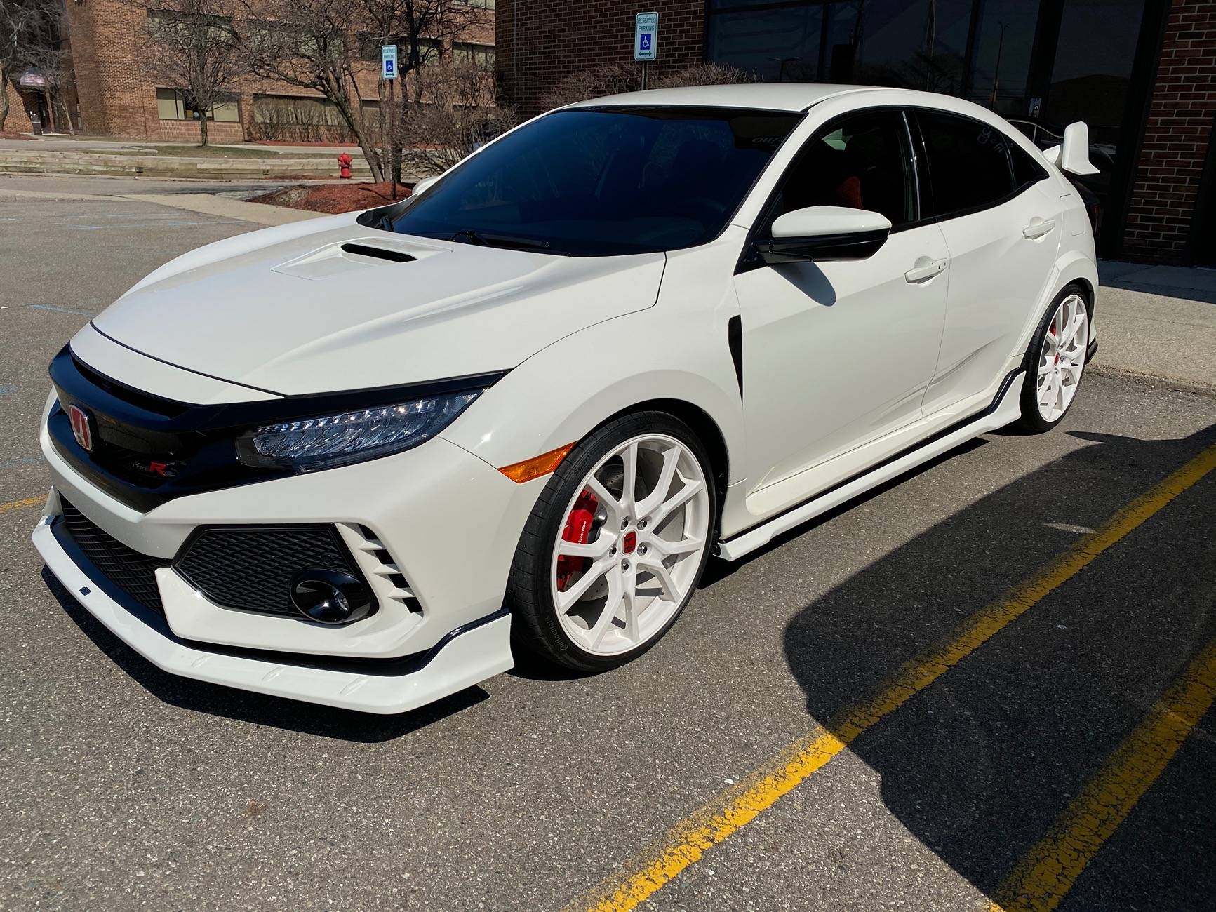11th Gen Honda Civic Championship White FL5 Civic Type R w/ paint matched spoiler wing and OEM wheels IMG_0772