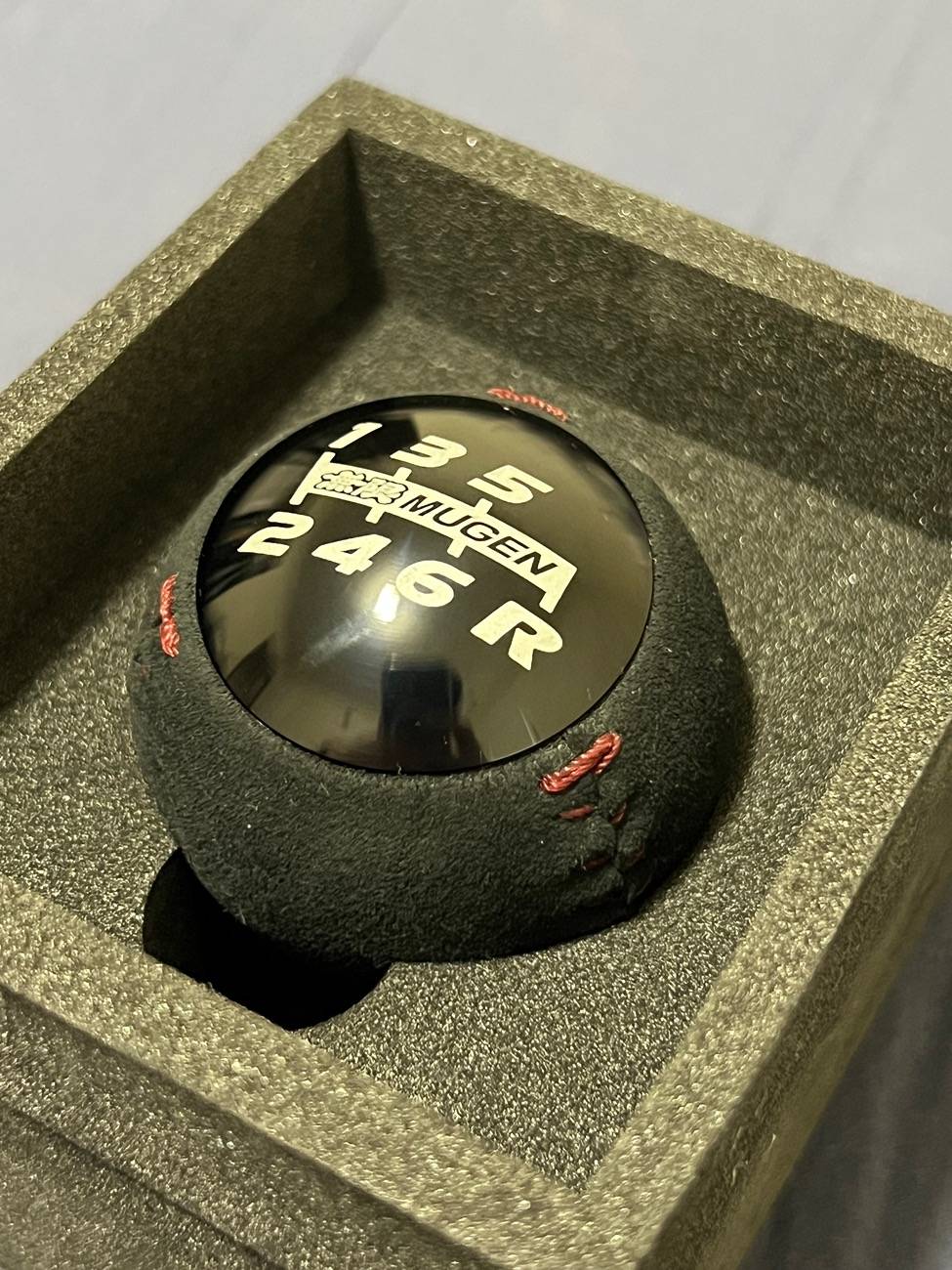 11th Gen Honda Civic Mugen Alcantara Shift Knob 6 speed IMG_8743