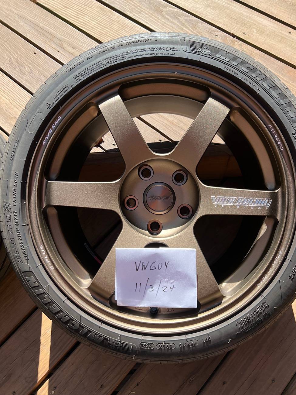 11th Gen Honda Civic FS: TE37 Saga S-plus 18x9.5 et 39 IMG_8451