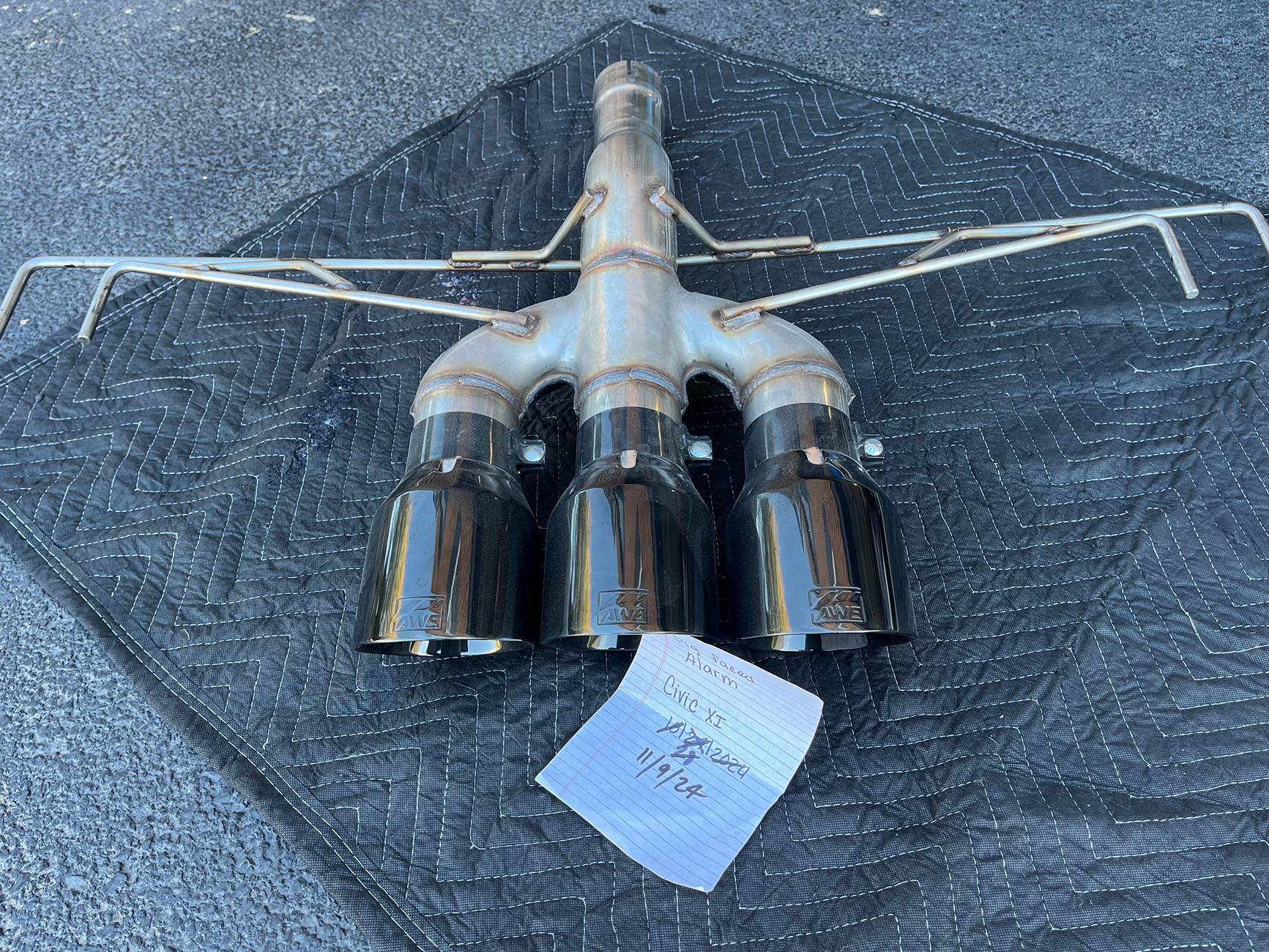 11th Gen Honda Civic SOLD FL5 Awe Track Exhaust Black Diamond Tips | $400 Local Pickup IMG_1566
