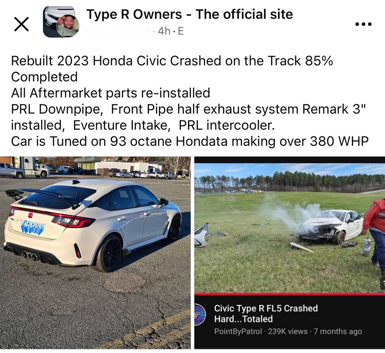 11th Gen Honda Civic PointByPatrol #21985 Build Journal! RIP #9243 rebuild