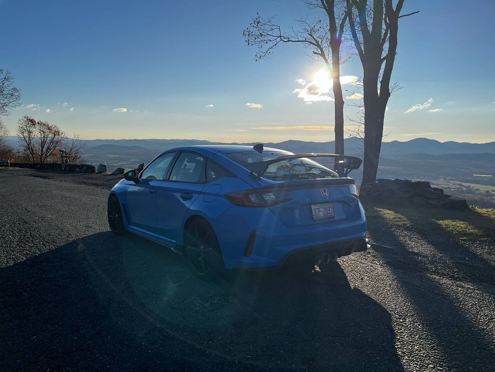 11th Gen Honda Civic Play by pic, Blue Ridge Parkway VA side. IMG_7746