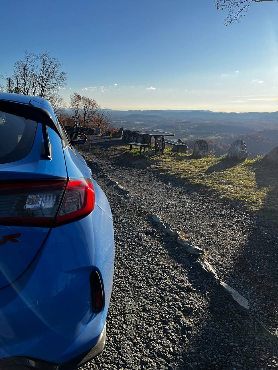 11th Gen Honda Civic Play by pic, Blue Ridge Parkway VA side. IMG_7749