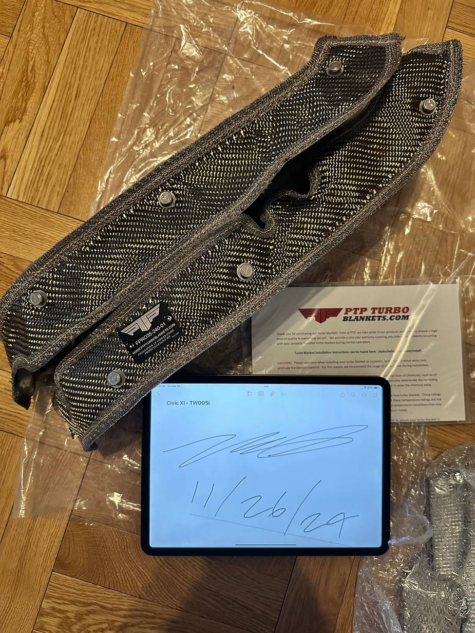 11th Gen Honda Civic New York - Dream turbo blanket & PTP downpipe blanket IMG_2345