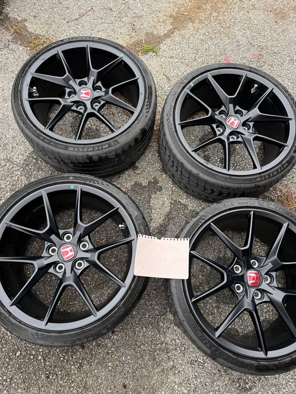 11th Gen Honda Civic 2023-2025 Type R FL5 OEM Wheels and Tires -SOLD (springs still for sale) 2