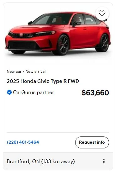 11th Gen Honda Civic Canadian dealer asked what colour Type R I want 1734457870734-ya