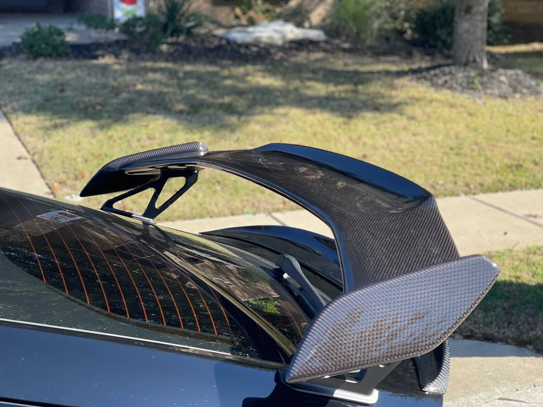 11th Gen Honda Civic OEM PARTS (CF wing, shift knob), OLM wing, 18’s wheels and more IMG_5600