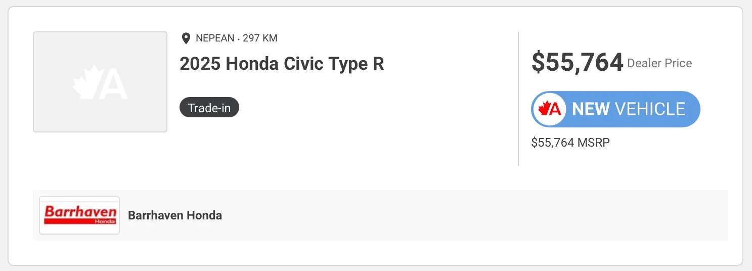 11th Gen Honda Civic Canadian dealer asked what colour Type R I want 1734876230909-rd