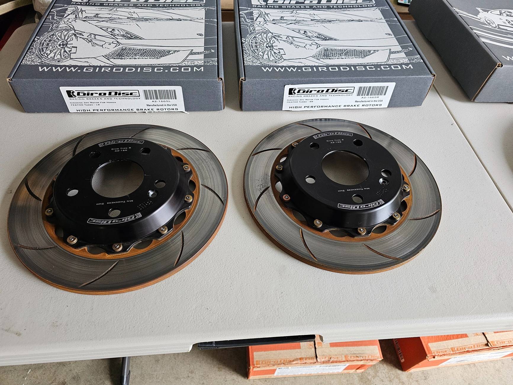 11th Gen Honda Civic FS: Girodisc front/rear rotors 20241227_122636