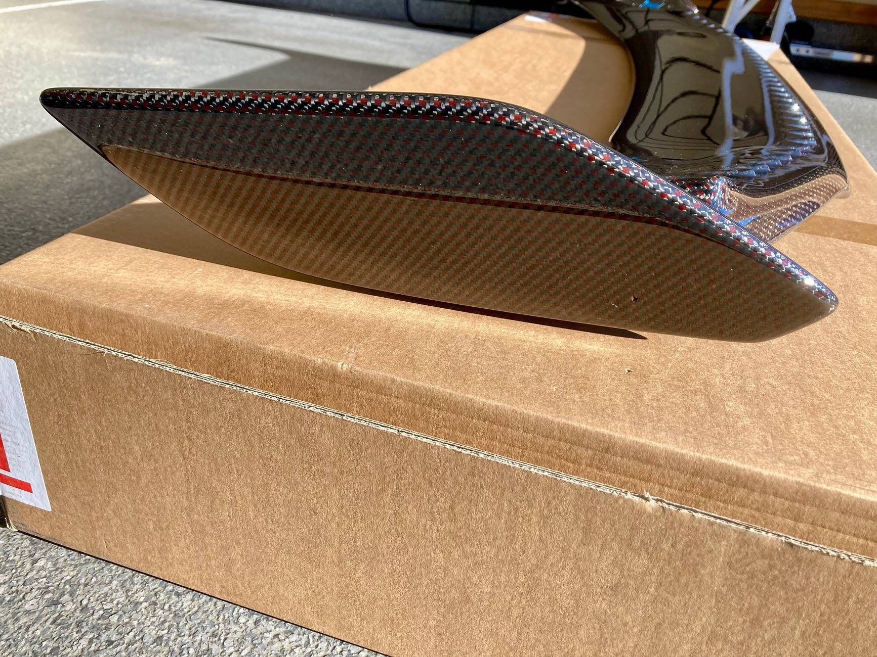 11th Gen Honda Civic OEM FL5 Carbon Fiber Wing Spoiler IMG_5040